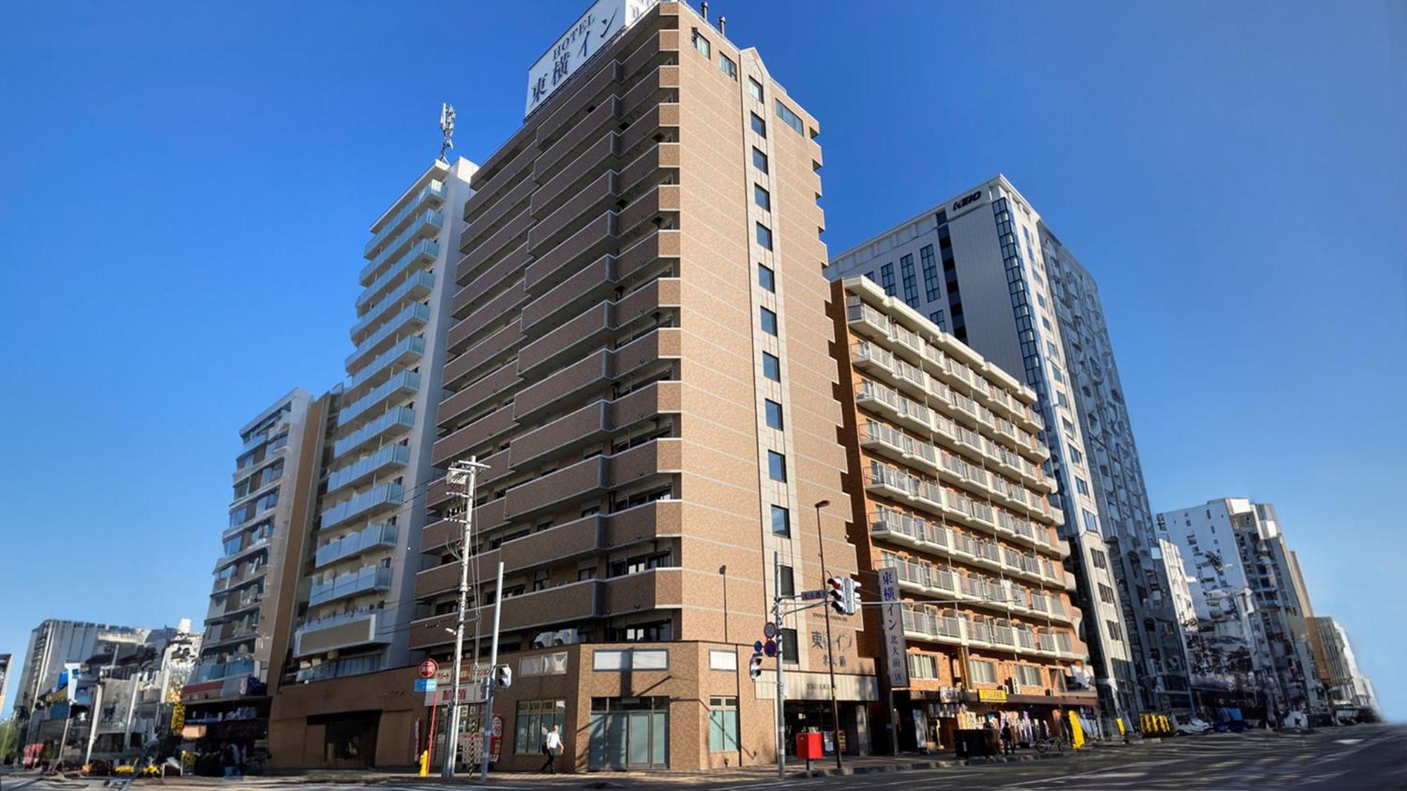 Toyoko Inn Hokkaido Sapporo-Eki Nishi-Guchi Hokudai Mae Ngoại thất bức ảnh